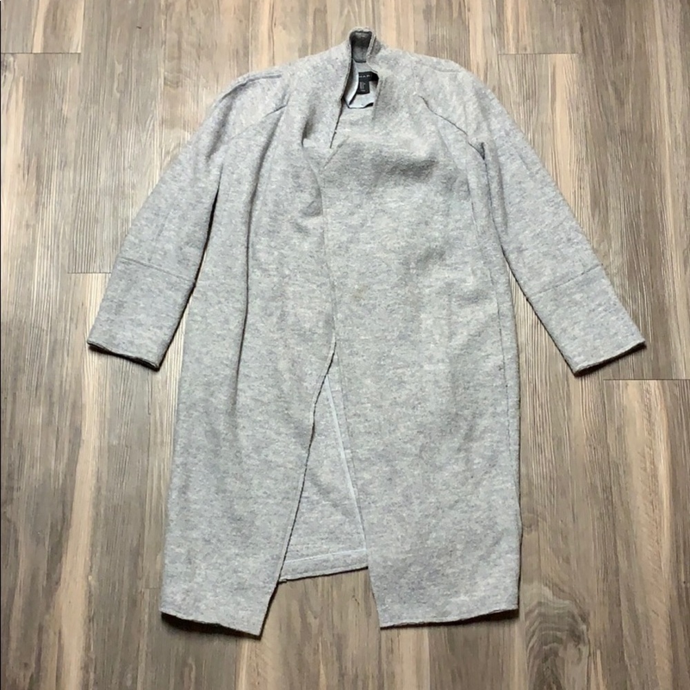 Heather grey dress jacket from Tahari.